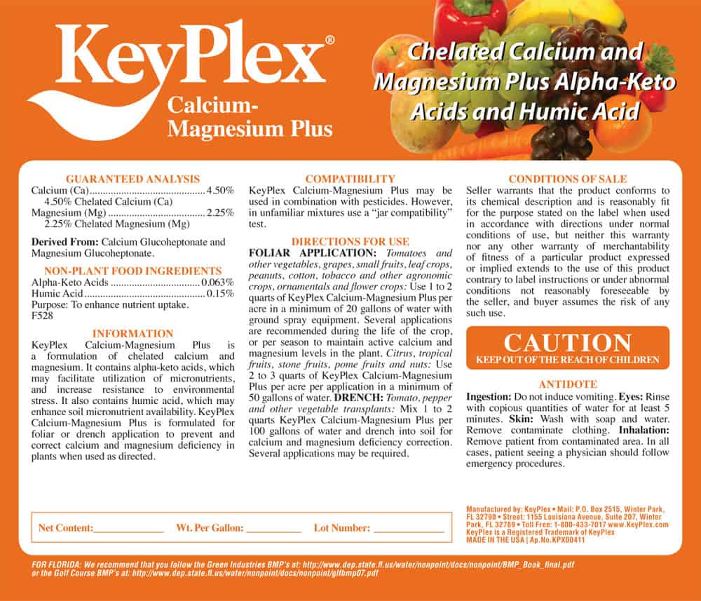 CalciumMagnesium Plus KeyPlex Plant Nutrition