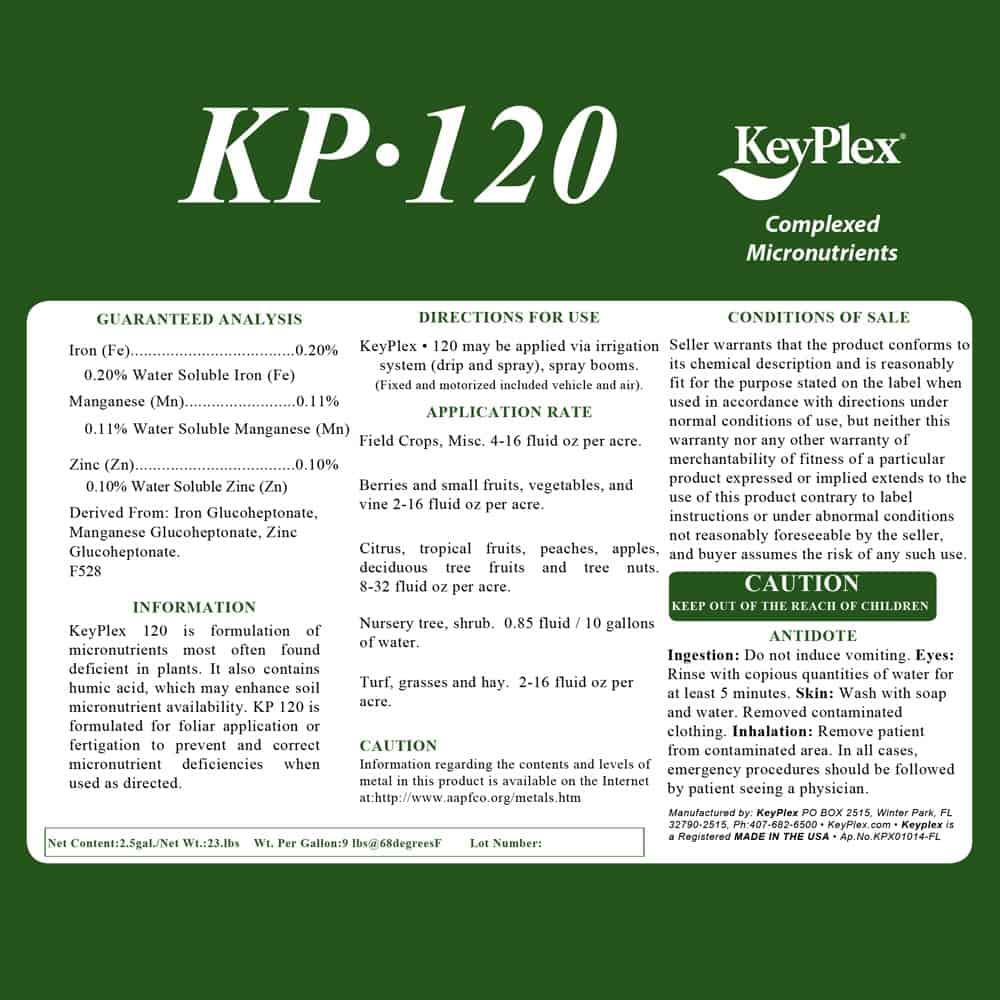 KeyPlex 120 - KeyPlex Plant Nutrition
